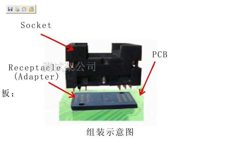 tsop48燒錄座，F(xiàn)LASH測(cè)試座，tsop48測(cè)試座