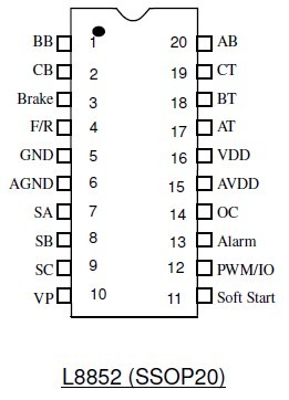三相無刷馬達(dá)驅(qū)動IC有霍爾無霍爾廠家代理