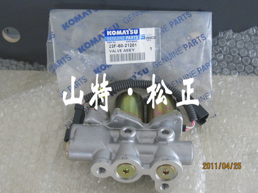 PC50MR-2電磁閥組，旋轉(zhuǎn)電磁閥，純正小松挖掘機(jī)配件，山特松正