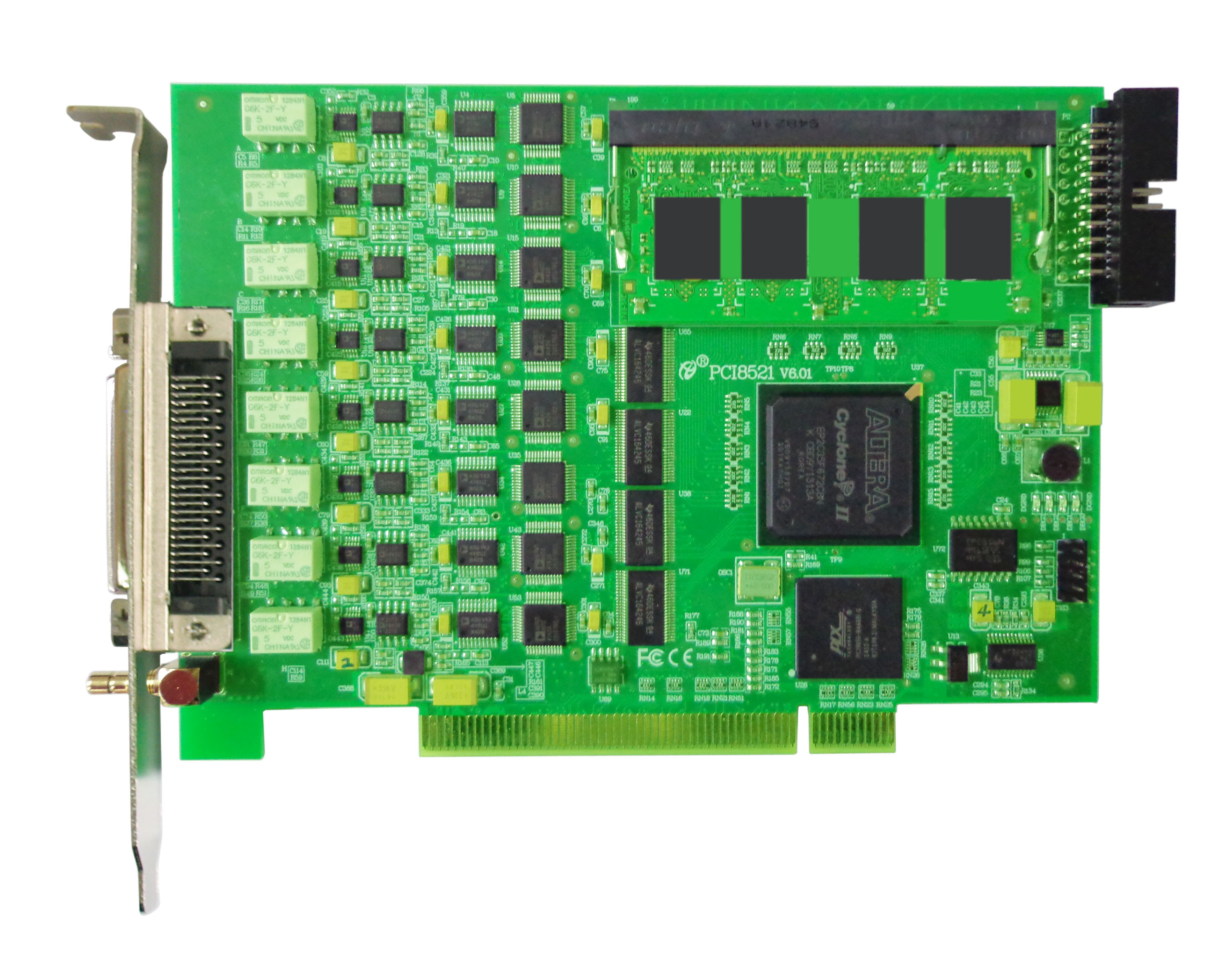 PCI8521 16位 10Hz～1MHz 8 通道同步采集卡