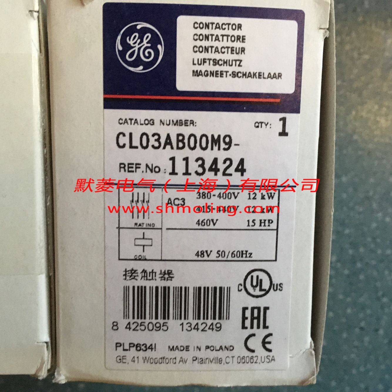 美國GE|CL接觸器|CL05EB00MD
