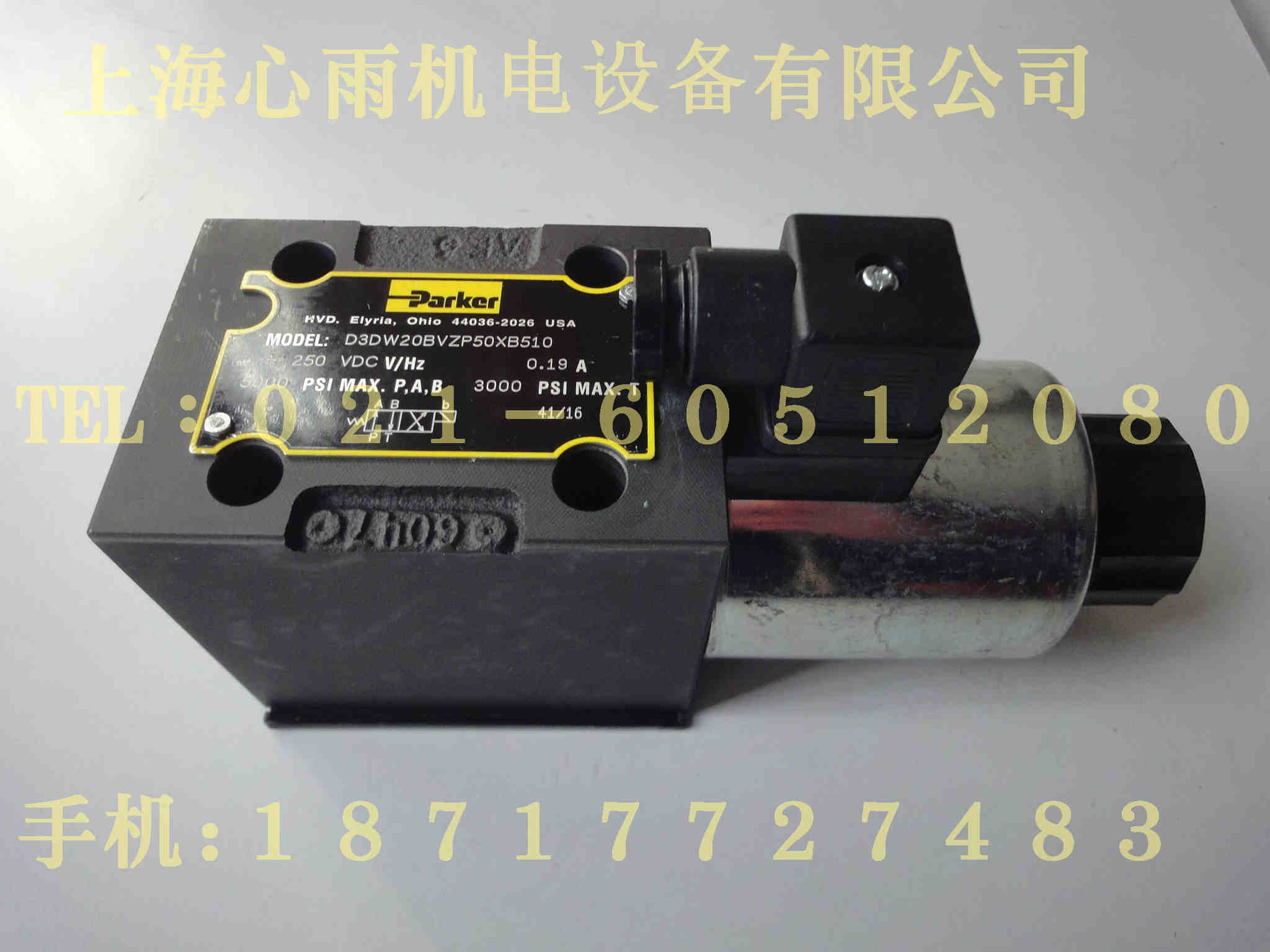 D3W20BNJCF30派克電磁閥