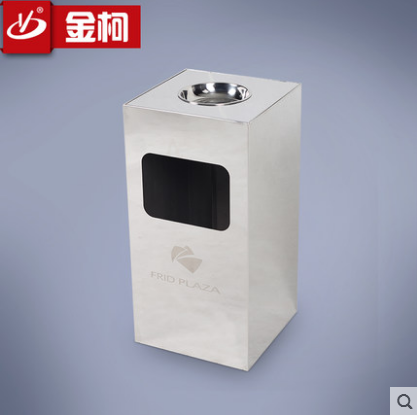 供應(yīng)ZD-131b金柯商場(chǎng)垃圾桶 樓道煙灰桶 不銹鋼果皮箱