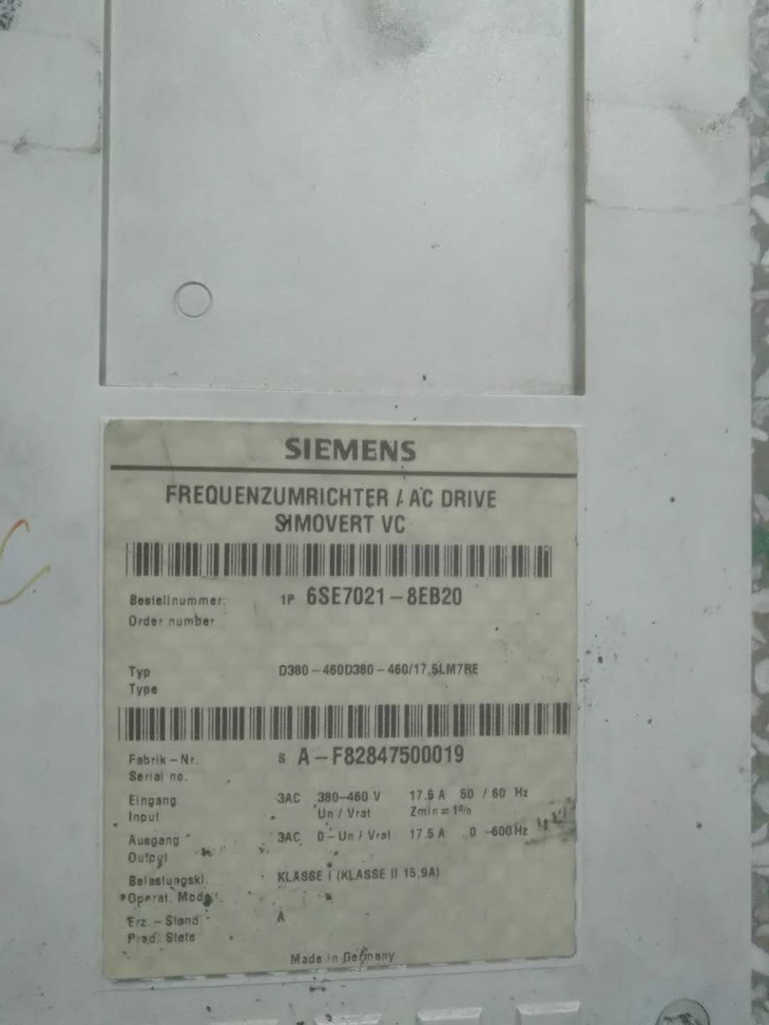 現(xiàn)貨西門(mén)子變頻器6SE6430-2UD33-7EB0