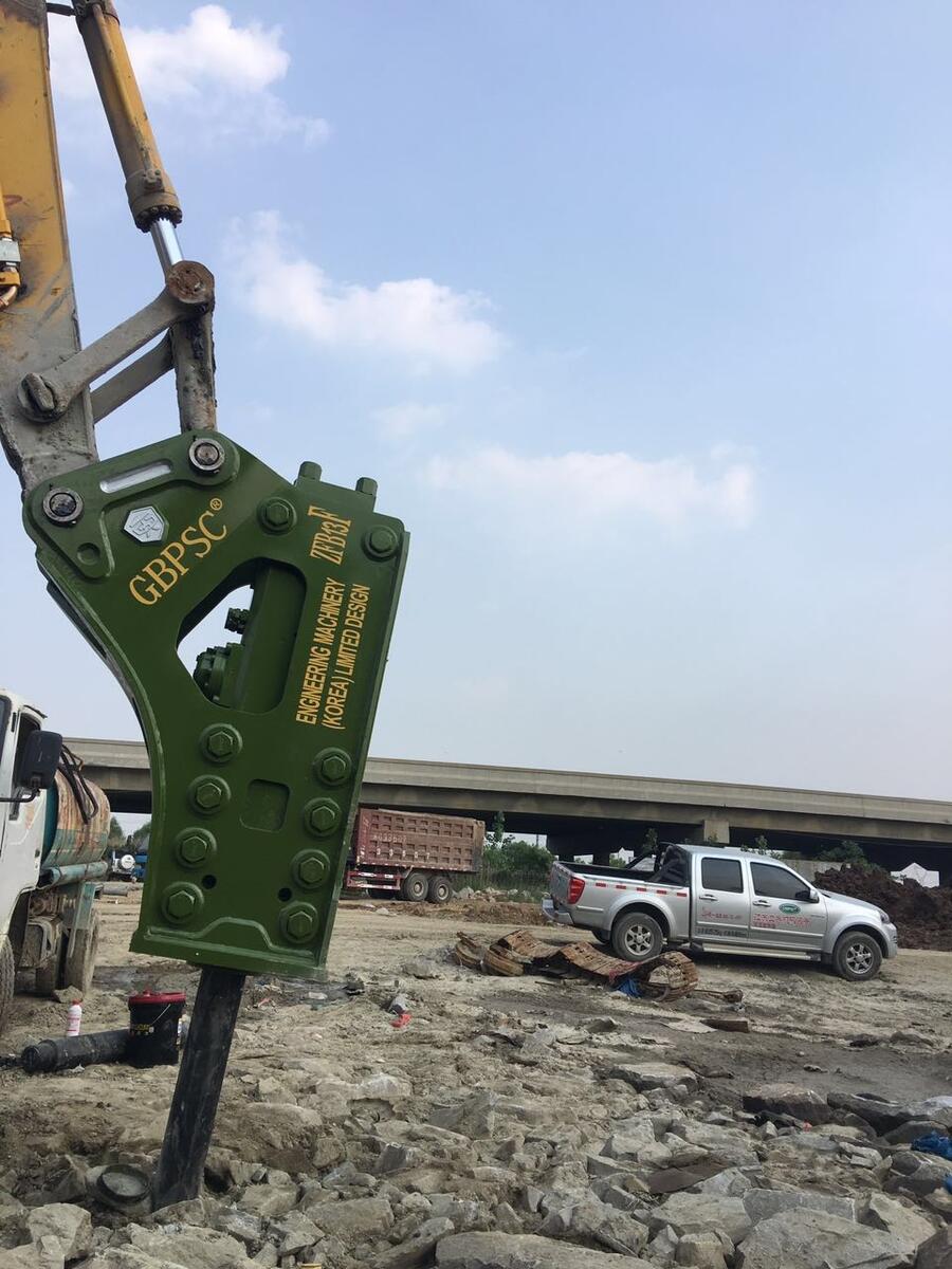 可定制大開檔140工兵機械液壓破碎錘YSW-20   鋼廠高溫可用