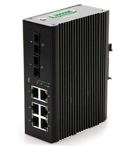 HY5700-5526F-SC20  6口百兆級(jí)聯(lián)型工業(yè)級(jí)以太網(wǎng)交換機(jī)