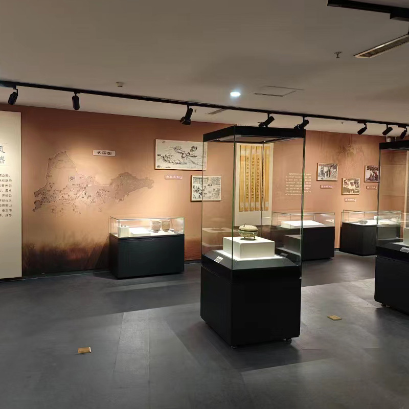甘肅美術(shù)館專用博物館展柜，甘肅古文物博物館展柜，甘肅私人博物館展柜