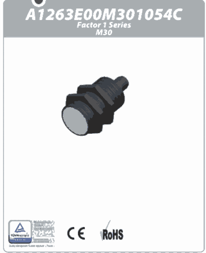 上海祥樹SENSTRONIC 耐強磁接近開關M30 A1263E00M301054C