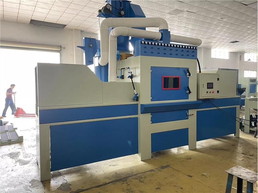 供應(yīng)型材全自動噴砂機鋁件打砂機