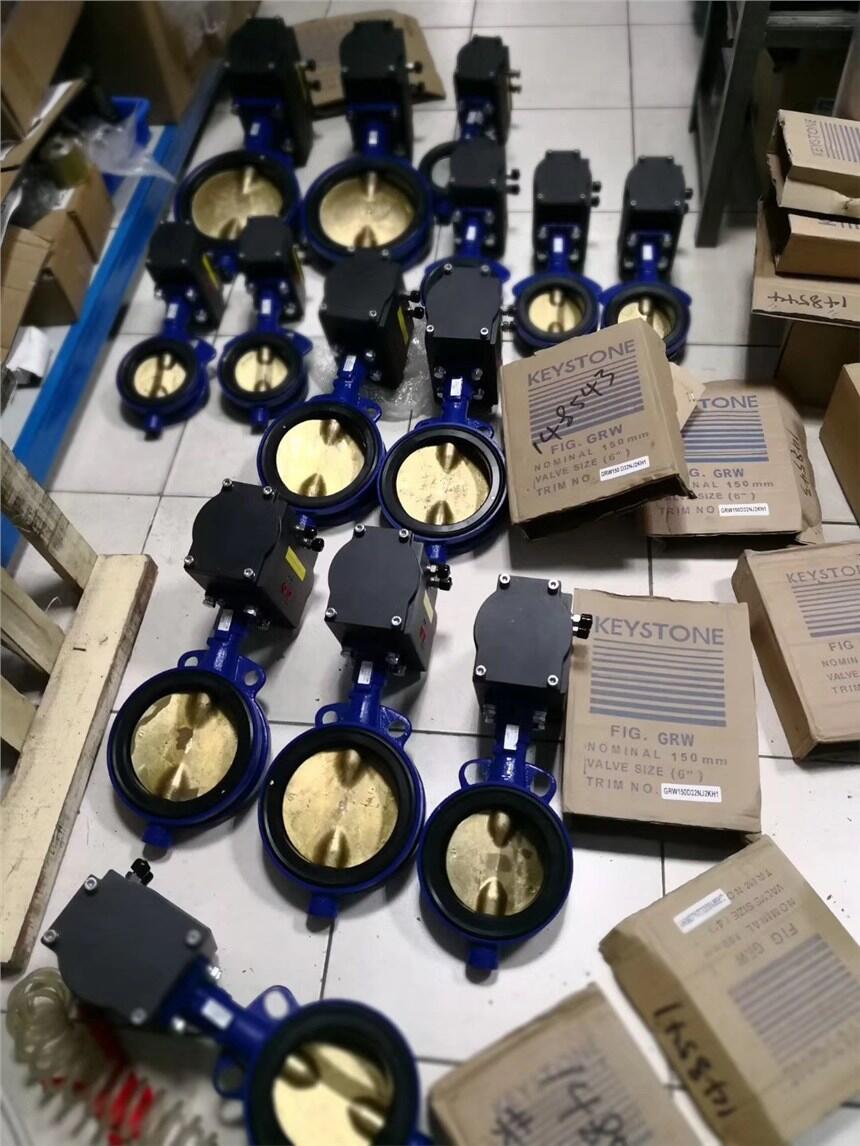 美國泰科TYCO(KEYSTONE)FAR1/T805/DN200對(duì)夾式蝶閥現(xiàn)貨