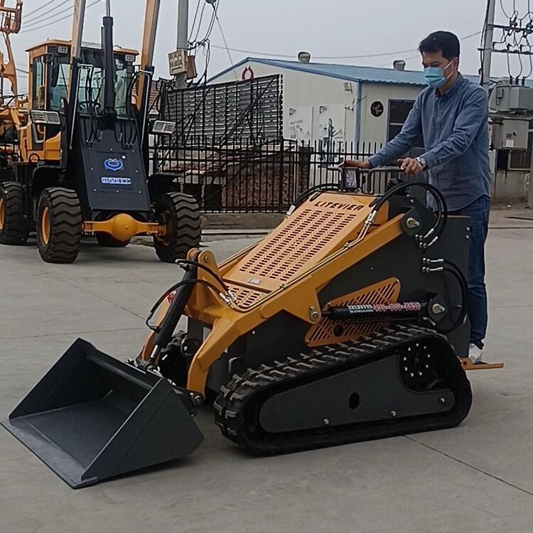 滑移裝載機四驅小鏟車原地轉向全液壓系統(tǒng)狹小空間作業(yè)