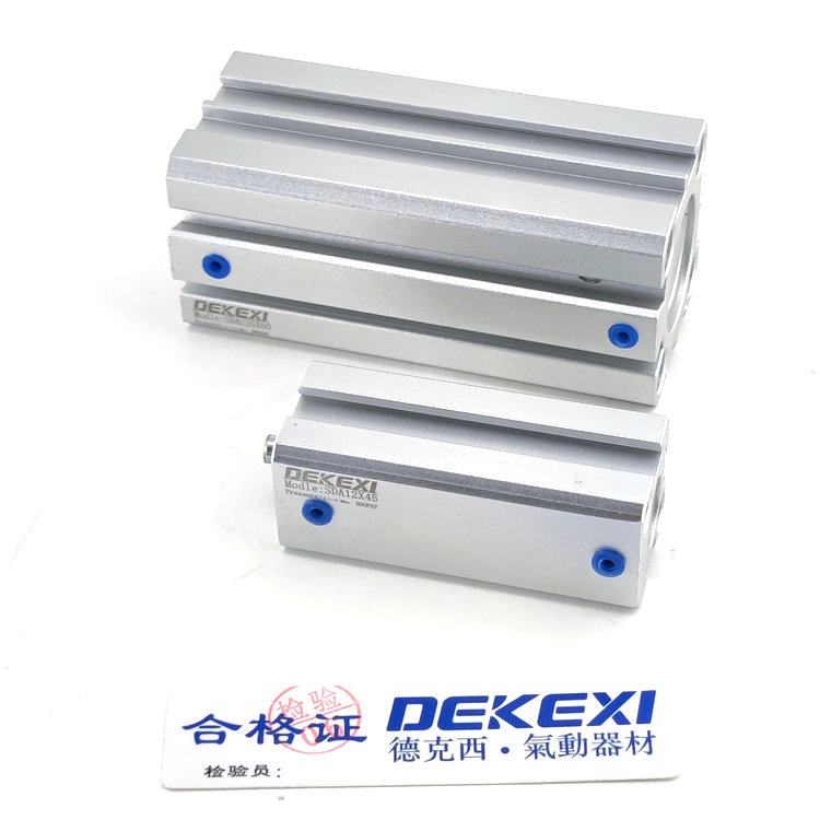 德克西DEKEXI氣缸SDA12X45氣缸 ,臺(tái)灣電磁閥,無(wú)桿機(jī)械手氣缸,新洋亞德客同款