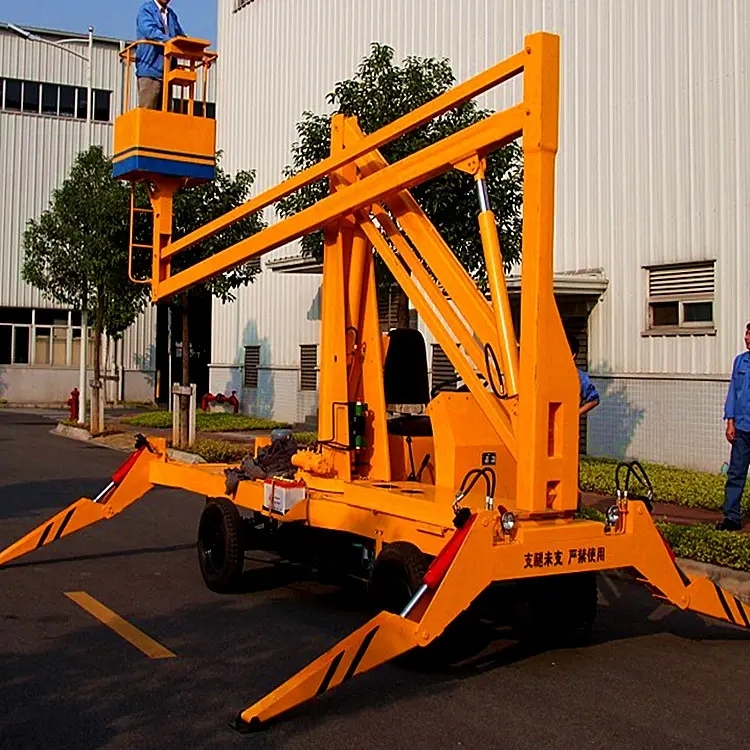曲臂式高空作業(yè)升降機(jī) 路燈安裝維修登高車14米電動(dòng)柴油升降平臺