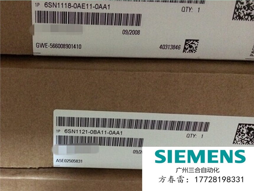 進口西門子數控備件611A伺服軸卡6SN1121-0BA11-0AA1