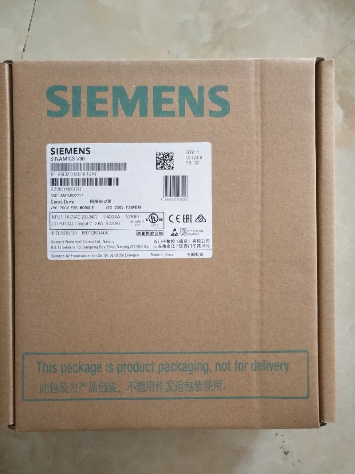 長(zhǎng)期供應(yīng)0.2KW西門(mén)子V90伺服驅(qū)動(dòng)器6SL3210-5FB10-2UF0