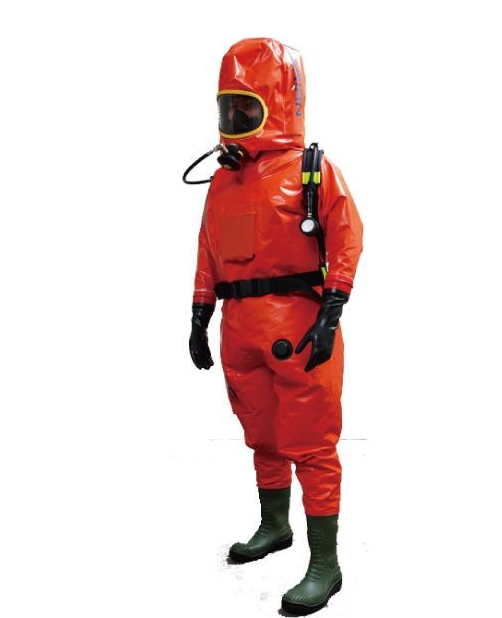 重型防化服，全封閉式防化服，化學(xué)防護(hù)服，A級氣密式防化服，耐酸堿防化服，液氨防護(hù)服/蓬程