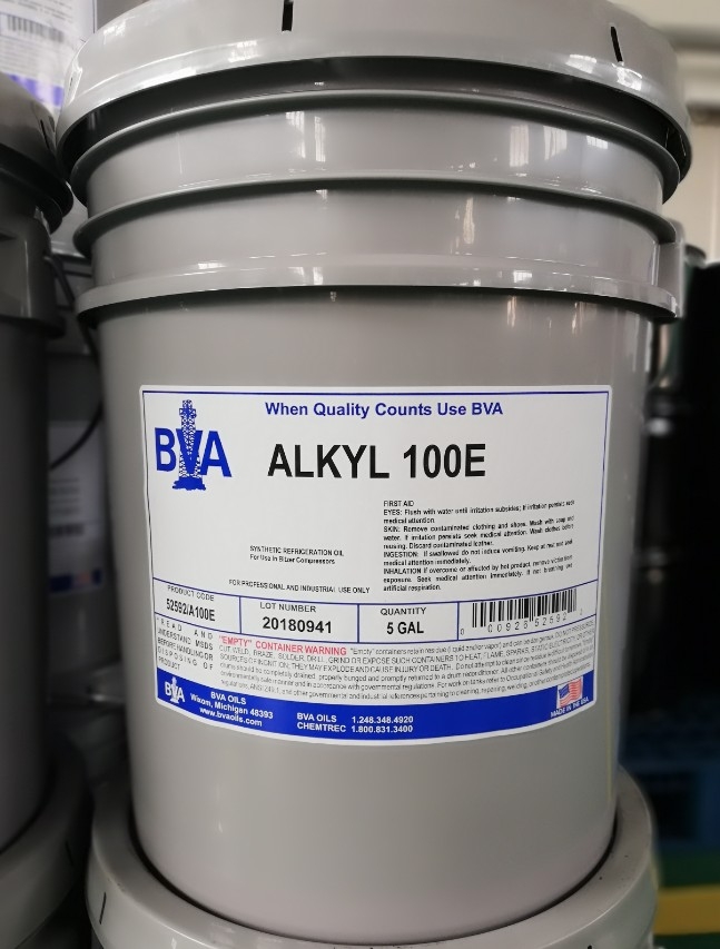 進(jìn)口支鏈型烷基苯合成冷凍油BVA Alkyl 200ca
