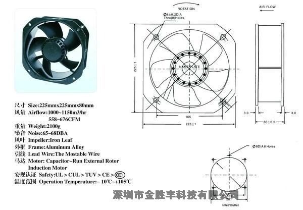 防爆耐高溫22580風(fēng)扇、防爆耐高溫22580風(fēng)機(jī)