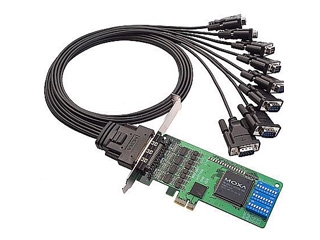 CP-118EL 臺(tái)灣摩莎 8口串口卡 PCIE 接口插槽