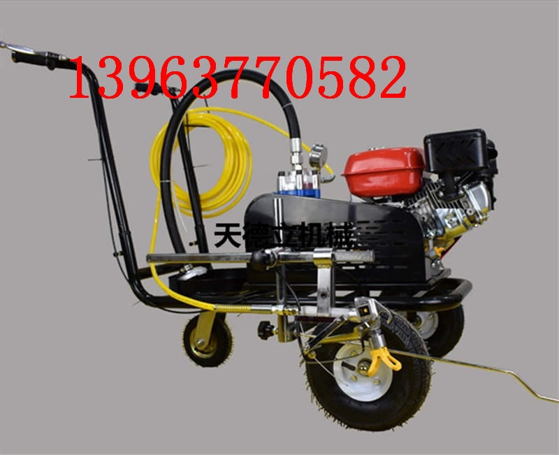 手推單槍冷噴劃線機(jī) 高速小區(qū)馬路劃線 油漆噴涂標(biāo)線機(jī)廠家直銷