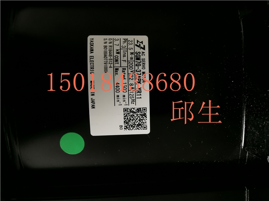 全新安川機器人電機SGM7G-37APK-YR11,現(xiàn)貨帶質(zhì)保，詢價為準
