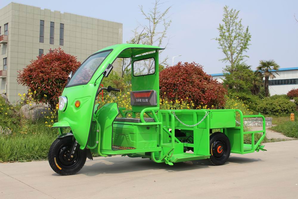 電動(dòng)三輪垃圾轉(zhuǎn)運(yùn)車 四桶垃圾桶清運(yùn)車