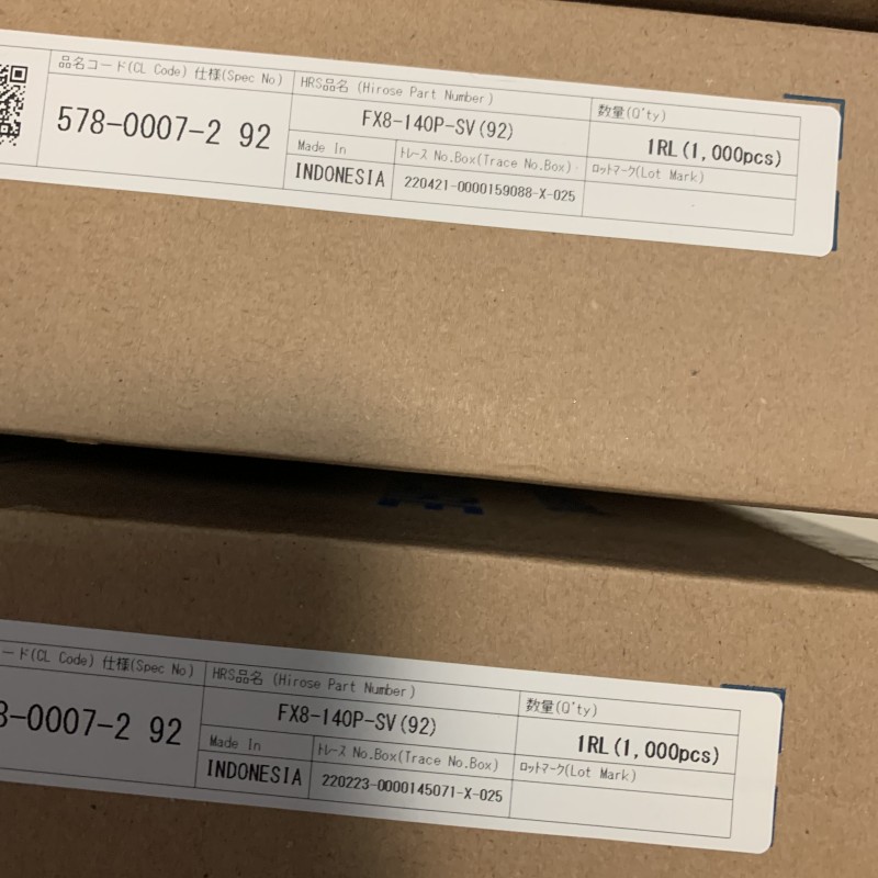 九江市工業(yè)連接器FX8-60S-SV(22)