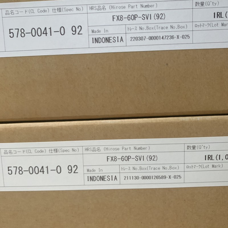 廈門市HRS連接器FX8C-120S-SV5(92)