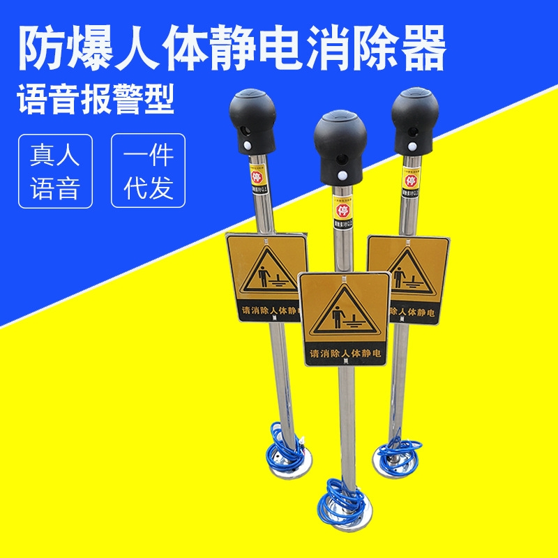 觸摸式聲光語音報(bào)警KD-PSA人體靜電釋放器報(bào)警器裝置加油站卸油口
