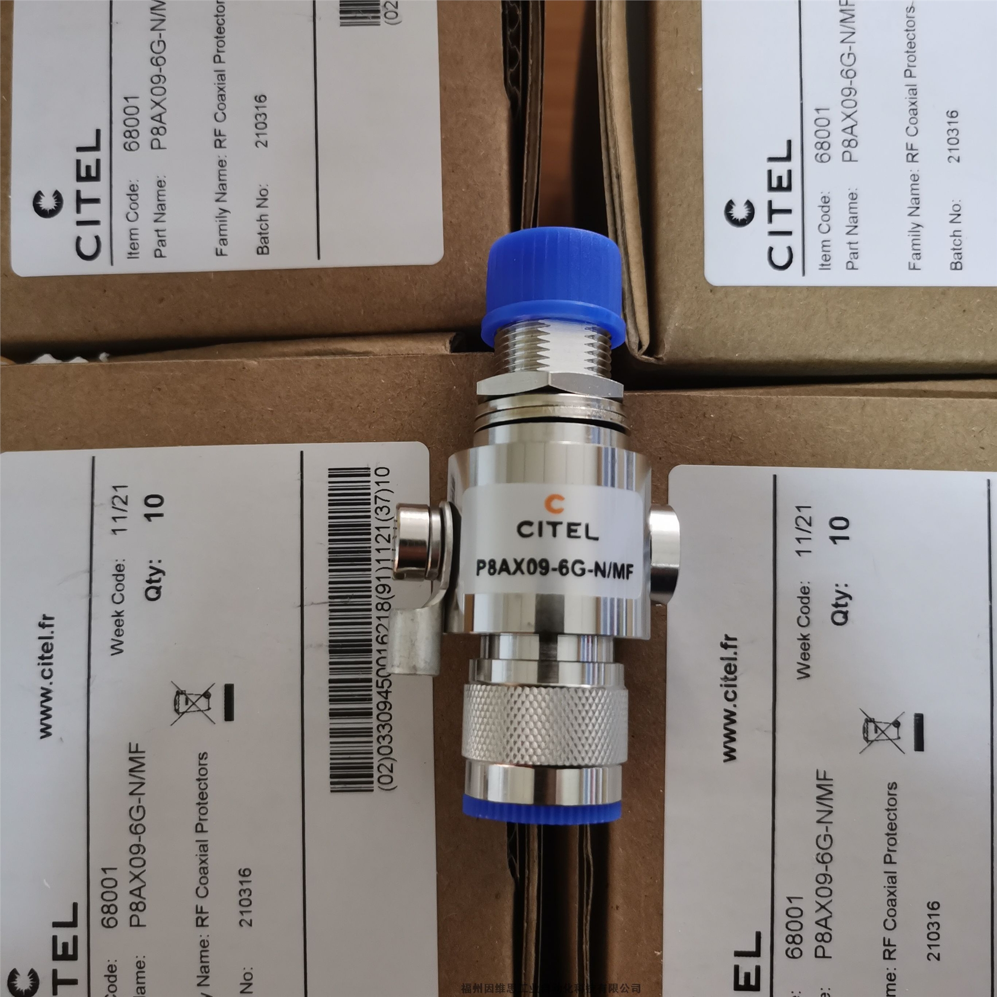 CITEL射頻同軸信號防雷器P8AX15-B/FF西岱爾浪涌保護(hù)器正品特價(jià)