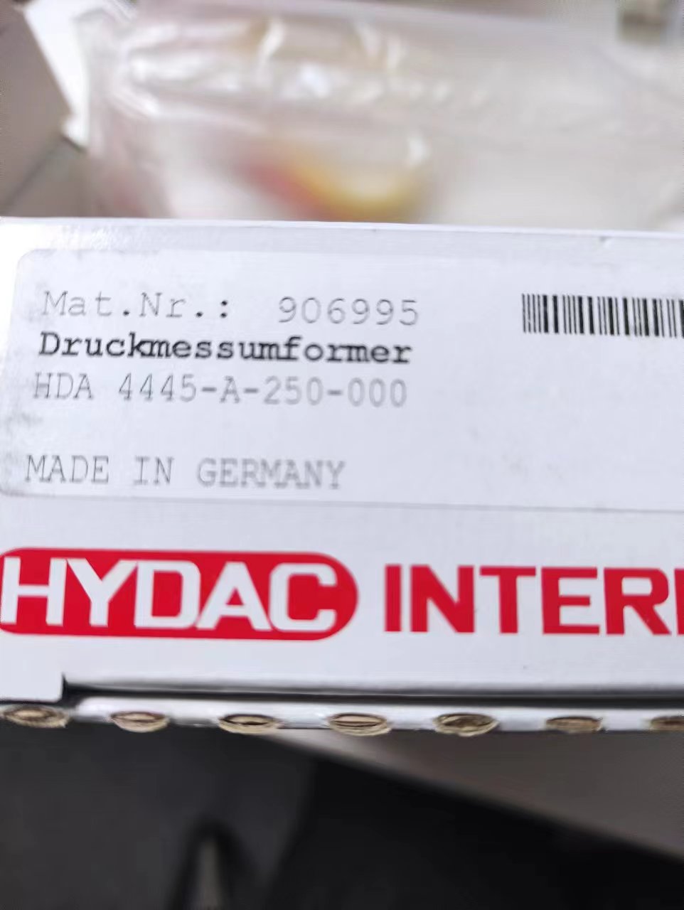 HYDAC HDA3840-A-350-124傳感器強(qiáng)大的傳感器單元