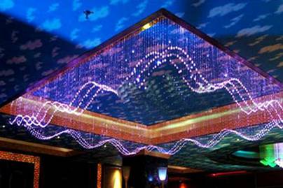 KTV、酒吧、酒店，茶座、浴室的塑料光纖照明系統(tǒng)