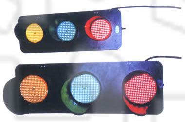 LED滑線三相電源指示燈380V ，LED-3型滑線指示燈