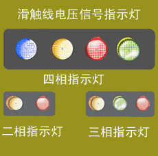 ABC-hcx-100天車滑觸線指示燈，天車滑線指示燈廠家