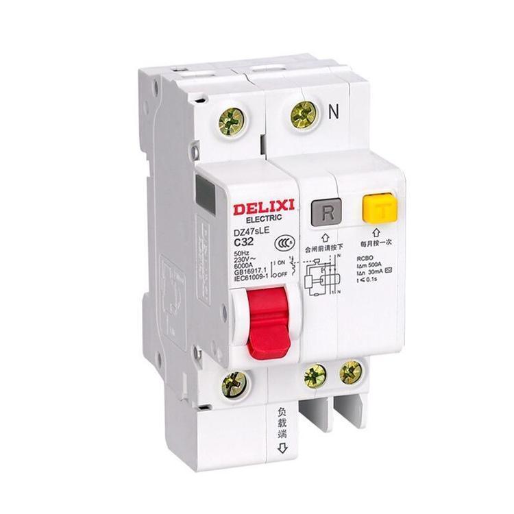 德力西漏電斷路保護(hù)器DZ47sLE、DZ47SLES、DZ47PLEY-63空氣開(kāi)關(guān)