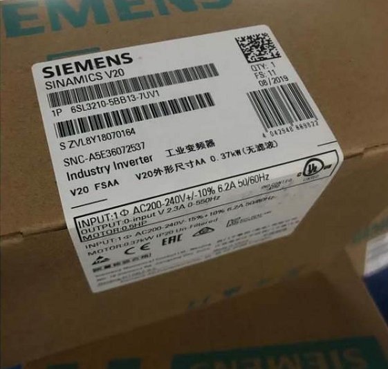西門子V20變頻器6SL3210-5BB13-7UV11AC220V6SL32105BB137UV1
