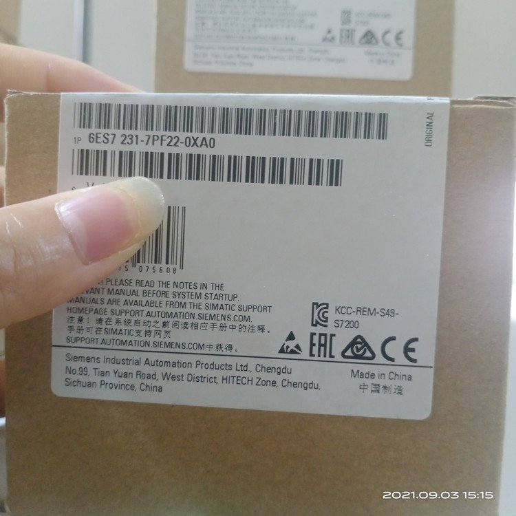 西門子6ES7231-7PF22-0XA0模擬輸入EM231模塊S7-200PLC全新原裝中國代理