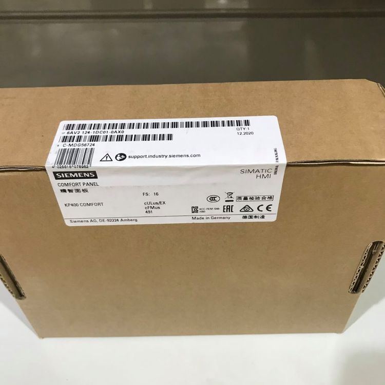 西門(mén)子KP400精智面板4.3寸按鍵操作寬屏TFT顯示6AV21241DC010AX0