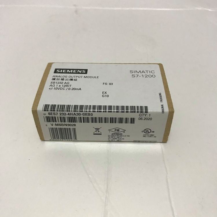 西門子模塊SB1232，1個模擬輸出6ES72324HA300XB0代理商全新原裝