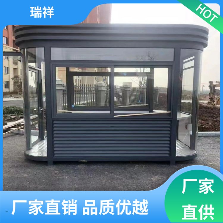 瑞祥工廠電動大門無刷防撞人臉識別門八角單機(jī)芯擺閘廠家