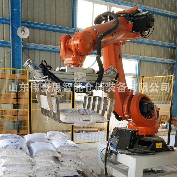 重晶石粉全自動拆垛機(jī)石粉機(jī)器人拆垛機(jī)袋料自動拆垛機(jī)械手