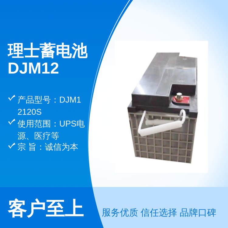 理士蓄電池DJM12120s用心選材120AH免維護(hù)品質(zhì)保證