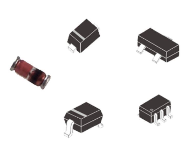 長(zhǎng)電代理肖特基二極管,BAS40-06T,40V,200mAVF:1VPD:150mWSOT-523