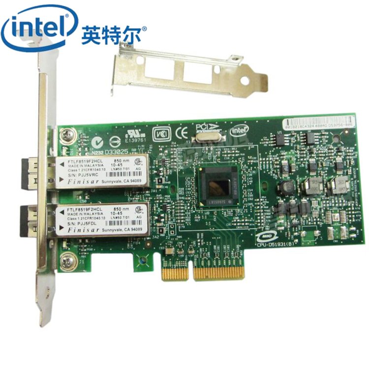 原裝Intel千兆光纖網(wǎng)卡EXPI9402PF雙口PCI-E服務器適配器LC多模