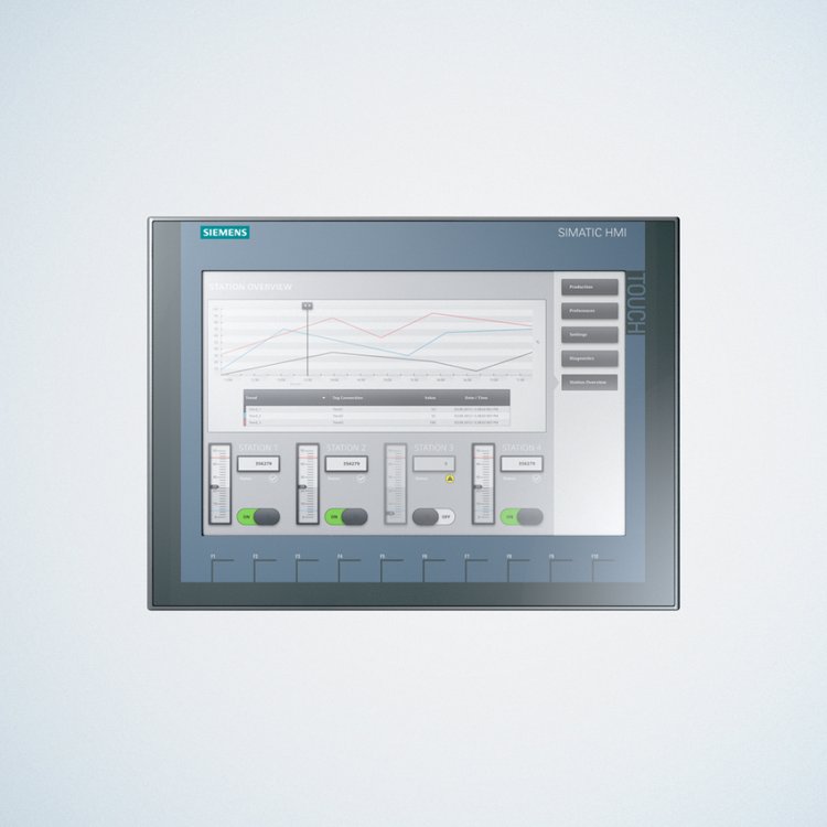 前面板防護(hù)等級(jí)IP66K，12MByte項(xiàng)目組態(tài)存儲(chǔ)器6AV2144-8GC10-0AA0