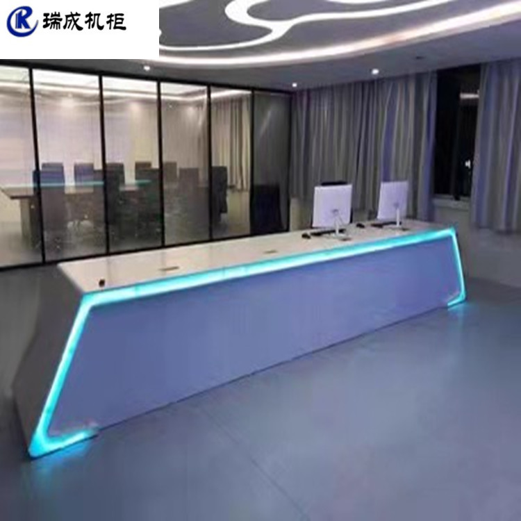 電視臺(tái)演播室訪談桌主持新聞桌子導(dǎo)播桌演播桌