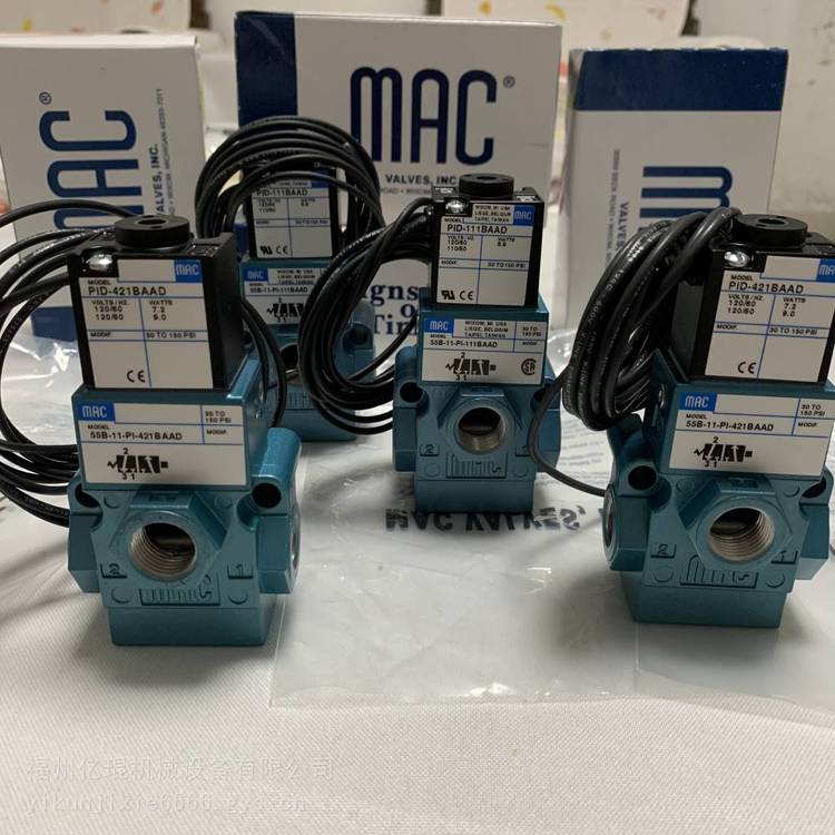 55B-12-PE-501BA美國(guó)MAC24VDC直接出線55系列電磁閥