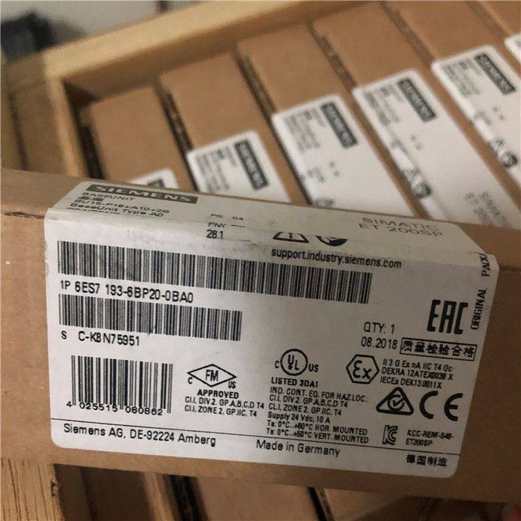 6ES7193-6BP20-0DA0底座BU15-P16 A10 2D帶有10個輔助端子