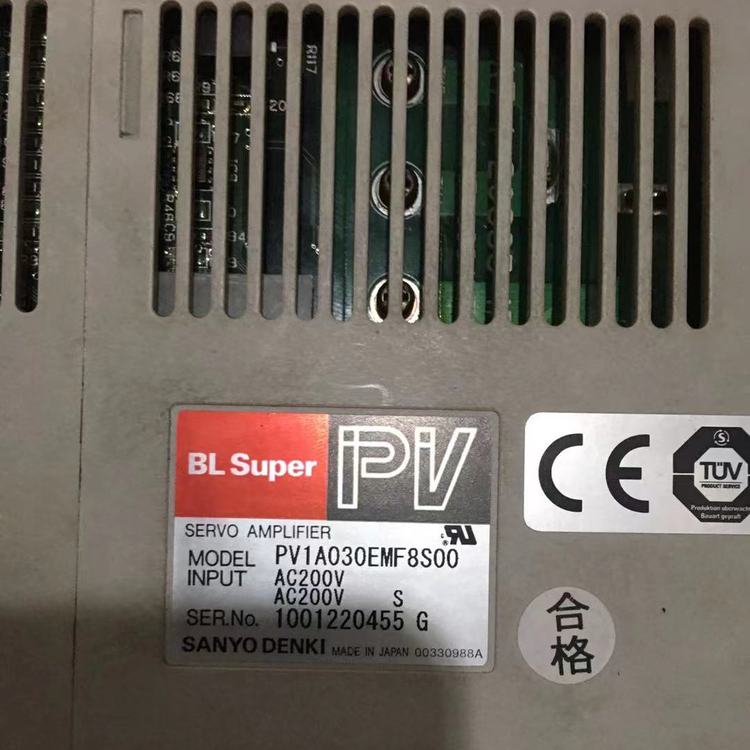 南京三洋伺服驅(qū)動維修PV1A030EMF8S00不顯示過流議價