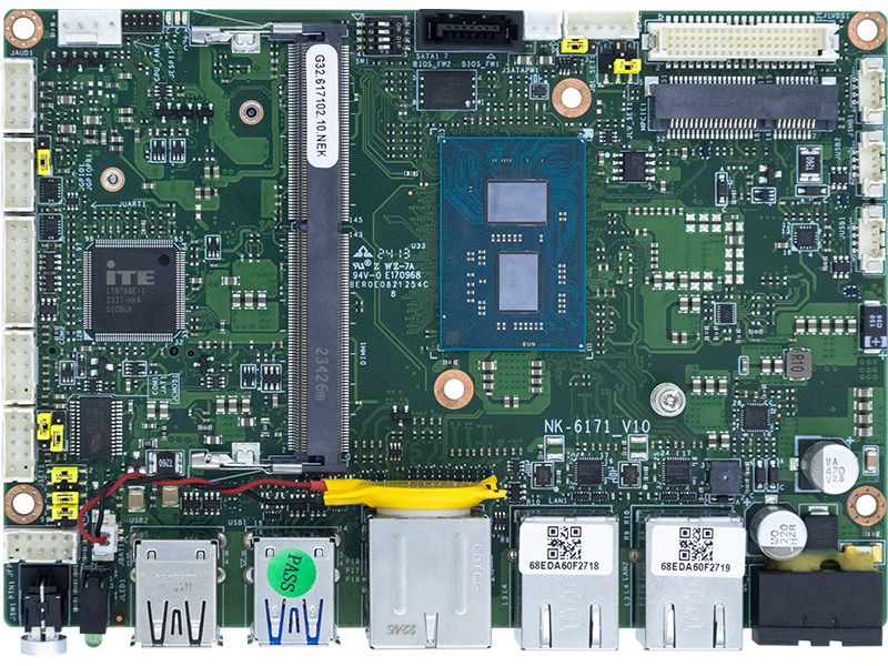 諾達佳NODKA嵌入式主板NK-6171配置英特尓J6412低功耗高性能CPU